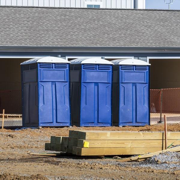 Heavy-duty construction site porta potty in Oxford, Mississippi